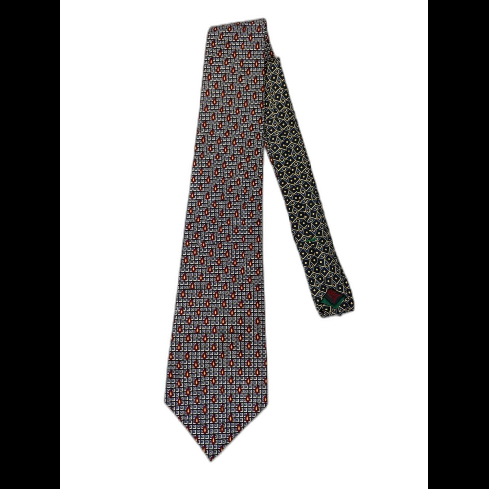 Vintage Tommy Hilfiger Italian Silk Patterned Tie